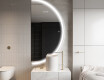 Moderní LED Půlkruhové Zrcadlo - Stylové Osvětlení pro Koupelnu A222 #9