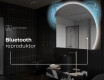 Moderní LED Půlkruhové Zrcadlo - Stylové Osvětlení pro Koupelnu Q221 #6