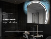Moderní LED Půlkruhové Zrcadlo - Stylové Osvětlení pro Koupelnu Q223 #6