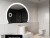 Moderní LED Půlkruhové Zrcadlo - Stylové Osvětlení pro Koupelnu W222 #4