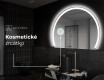 Moderní LED Půlkruhové Zrcadlo - Stylové Osvětlení pro Koupelnu W222 #5