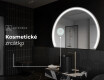 Moderní LED Půlkruhové Zrcadlo - Stylové Osvětlení pro Koupelnu W223 #6