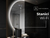Moderní LED Půlkruhové Zrcadlo - Stylové Osvětlení pro Koupelnu D221 #6