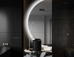 Moderní LED Půlkruhové Zrcadlo - Stylové Osvětlení pro Koupelnu D221 #9