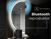 Moderní LED Půlkruhové Zrcadlo - Stylové Osvětlení pro Koupelnu D222 #5