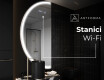 Moderní LED Půlkruhové Zrcadlo - Stylové Osvětlení pro Koupelnu D222 #6