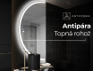 Moderní LED Půlkruhové Zrcadlo - Stylové Osvětlení pro Koupelnu D222 #8
