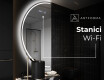 Moderní LED Půlkruhové Zrcadlo - Stylové Osvětlení pro Koupelnu D223 #6