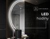 Moderní LED Půlkruhové Zrcadlo - Stylové Osvětlení pro Koupelnu D223 #7