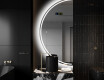 Moderní LED Půlkruhové Zrcadlo - Stylové Osvětlení pro Koupelnu D223 #9