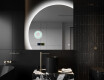 Moderní LED Půlkruhové Zrcadlo - Stylové Osvětlení pro Koupelnu X221 #10