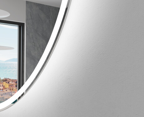 Moderní LED Půlkruhové Zrcadlo - Stylové Osvětlení pro Koupelnu X222 #2