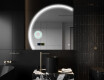 Moderní LED Půlkruhové Zrcadlo - Stylové Osvětlení pro Koupelnu X223 #10