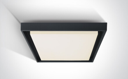 MOULKI stropní svítidlo 30 W, 3000 K, IP54, bílé
