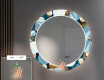 Kulaté Dekorativní zrcadlo s LED osvětlením do předsíně - Ball #5