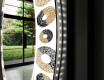 Kulaté Dekorativní zrcadlo s LED osvětlením do obývacího pokoje - Donuts #11