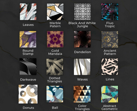 Kulaté dekorativní zrcadlo s LED osvětlením do koupelny - Tropical #9