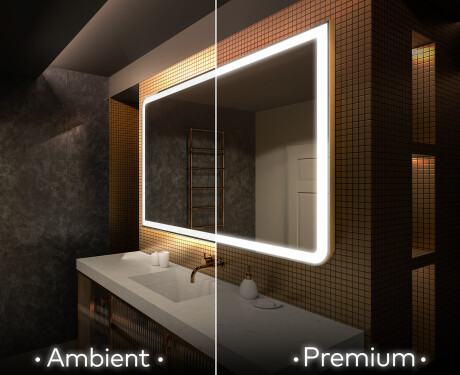Koupelnové zrcadlo s LED podsvícením L146 #1