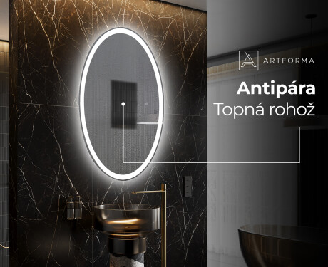 Koupelnové zrcadlo s LED podsvícením L227 #8