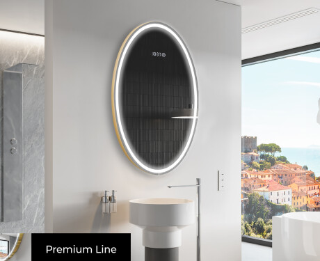 Koupelnové zrcadlo s LED podsvícením L228 #4