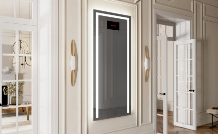 Vertikální koupelnové zrcadlo s LED podsvícením L11