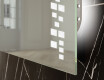 Vertikální koupelnové zrcadlo s LED podsvícením L38 #8