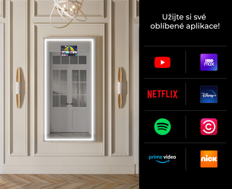Vertikálne Zrkadlo s LED podsvietením L49 #2
