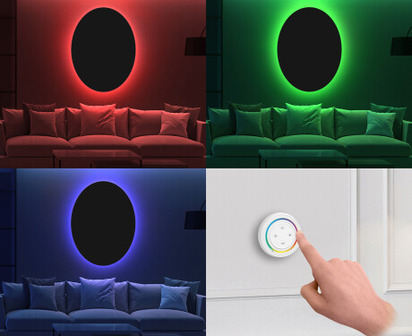 Oválná nástěnné zrcadlo ozdobné L179 #11