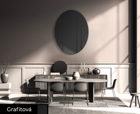 Oválná nástěnné zrcadlo ozdobné L179 #5