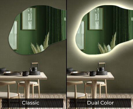 Nepravidelná dekorativni zrcadlo na zeď L180 #9