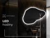 LED zrcadlo do koupelny s nepravidelným tvarem P222 #7