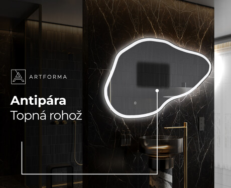 Nepravidelné zrcadlo s osvětlením LED P222 #8