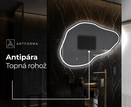Nepravidelné zrcadlo s osvětlením LED P223 #8