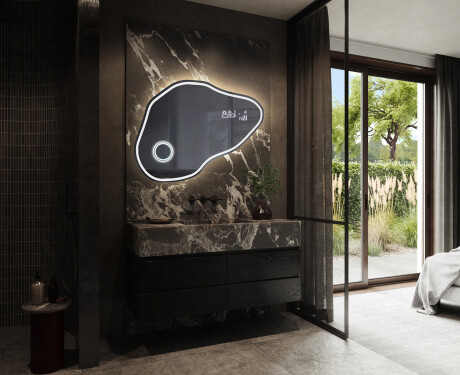 LED zrcadlo do koupelny s nepravidelným tvarem P223 #10