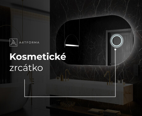 Koupelnové zrcadlo s LED podsvícením L229 #5