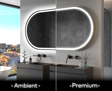 Koupelnové zrcadlo s LED podsvícením L230