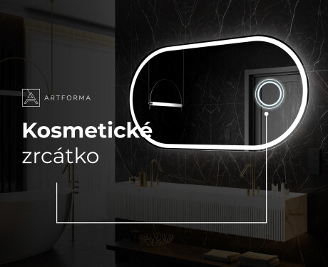 Koupelnové zrcadlo s LED podsvícením L230 #6