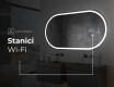 Koupelnové zrcadlo s LED podsvícením L230 #8