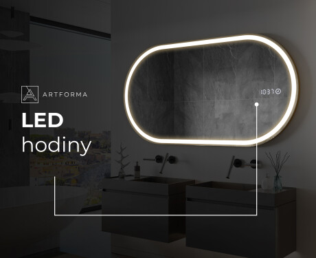 Koupelnové zrcadlo s LED podsvícením L230 #9