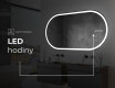 Koupelnové zrcadlo s LED podsvícením L230 #8