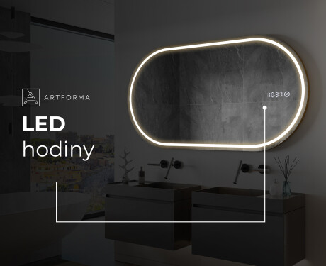 Koupelnové zrcadlo s LED podsvícením L231 #9