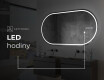 Koupelnové zrcadlo s LED podsvícením L231 #8
