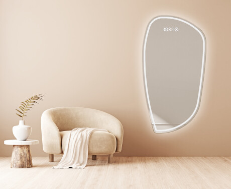 LED zrcadlo do koupelny s nepravidelným tvarem I223 #4