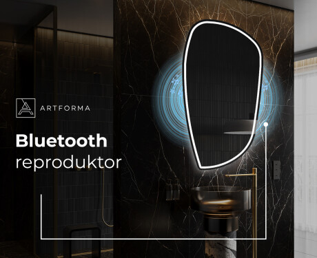 LED zrcadlo do koupelny s nepravidelným tvarem I223 #5