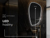 LED zrcadlo do koupelny s nepravidelným tvarem I223 #7
