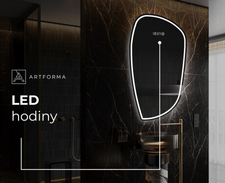 LED zrcadlo do koupelny s nepravidelným tvarem I223 #7