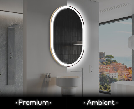 Koupelnové zrcadlo s LED podsvícením L230