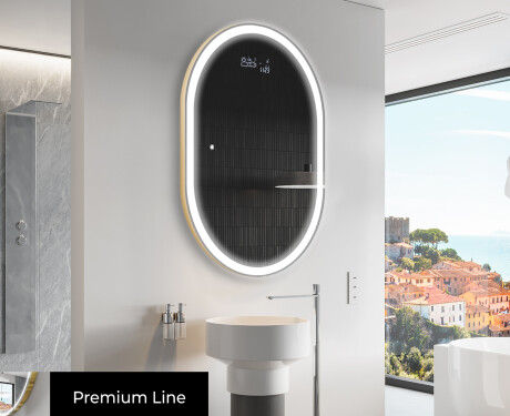 Koupelnové zrcadlo s LED podsvícením L230 #4