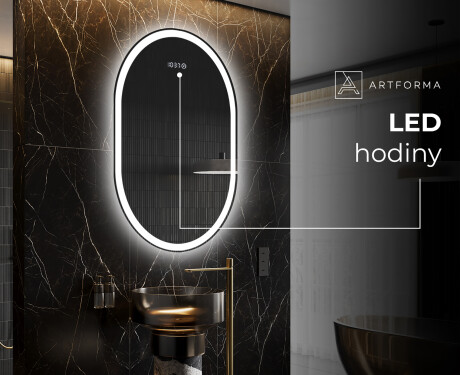 Koupelnové zrcadlo s LED podsvícením L230 #7