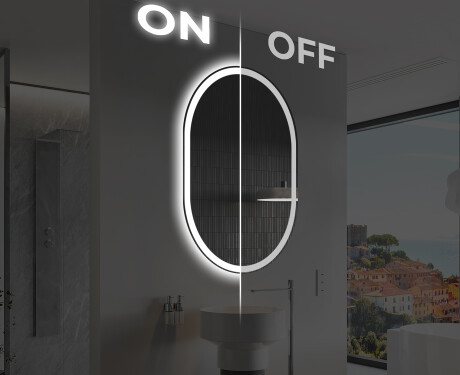 Koupelnové zrcadlo s LED podsvícením L230 #3